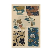 Трговска марка ликовна уметност „Јапонски текстил дизајн VIII“ платно уметност од Ема Сеизан
