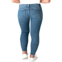 Co. Silver Jeans Co. Најбарани слаби фармерки на жените со средно издигнување, големини на половината 24-36