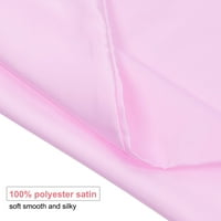 Уникатни поволни цени сет на свилени сатенски перници за перници за розово патување