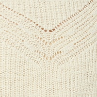 Исечете го женскиот џемпер од памук од памук Поинтел