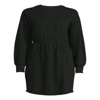 Време и време на женски фустан од џемпер на половината, големини XS-xxxl