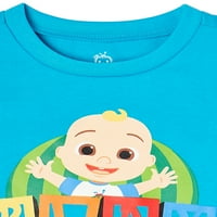 Кокомелон бебе момче и маица за момче од дете, 12м-5Т