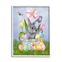 Папел Индустри Индустриски пастелна зајаче зајак Велигденско јајце пилиња, 20, дизајн од Шери Харт