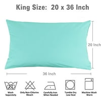 Единствени поволни перници за перници за перници за египетска памучна перница сет од 2