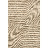 Нулум Шира Транзициски подигнат килим за вртења, 5 '8', беж