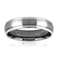 Крајбрежен накит со двојна завршница удобност се вклопува во прстен од не'рѓосувачки челик