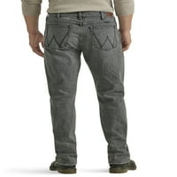 Wrangler® машки 5 џеб тенок Jeanан со стрии, големини 30-42