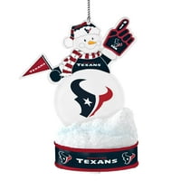 Topperscot By Boelter Brands NFL го предводеше украсот на снежникот, Хјустон Тексанс