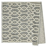 Обединети ткајачи декорах Марфа модерна геометриска област килим, крем, 7'10 10'6
