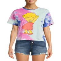 Simpsons Juniors Dancing Lisa Graphic Skimmer маица, големини XS-3X