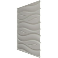 Ekena Millwork 5 8 W 5 8 H одат Endurawall Декоративен 3Д wallиден панел, Ultracover сатенски цвет бело