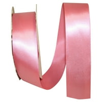 Reliant Ribbon Single Face Satin Сите прилика Дасти Роуз полиестерска лента, 1800 1,5
