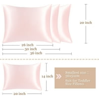 Уникатни поволни цени мама свилена перница розова стандард
