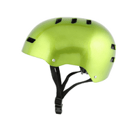 Металик шлем на Тони Хок- зелена, за момчиња и девојчиња на возраст од 5+ години, дизајн на ПВЦ школка со
