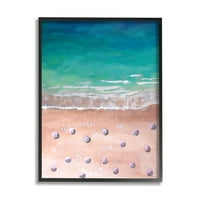 Студената индустрија „Ступел Индустри“ Топло сино плима чадор плажа крајбрежен пејзаж сликарство, 14, дизајн