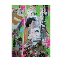 Трговска марка ликовна уметност „моден колаж“ платно уметност од Дејвид Дриотон