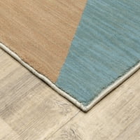 Девон современа геометриска област килим, мулти мулти, 6 '9'