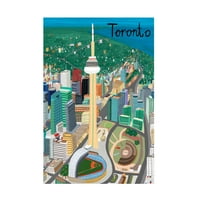 Погледот на Карла Дејли од горенаведената уметност на платно Торонто “