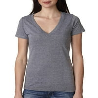 Женска три-мешавина од длабока маица со вратот