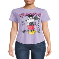 Mirtsенска маица за графички печати за жени Мики Маус