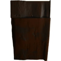 Ekena Millwork 8 H 10 D 48 W Riverwood Fau Wood Camply Mantel Kit со Ashford Corbels, Premium Hickory