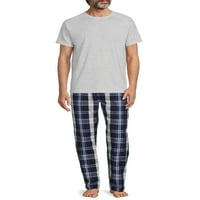 С. Поло Асн. Машки карирани ткаени панталони, големини S-XL, машки пижами