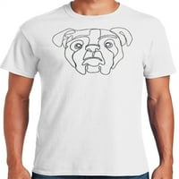 Графичка Америка кул животински цртежи за кучиња за мажи за машки графички маици